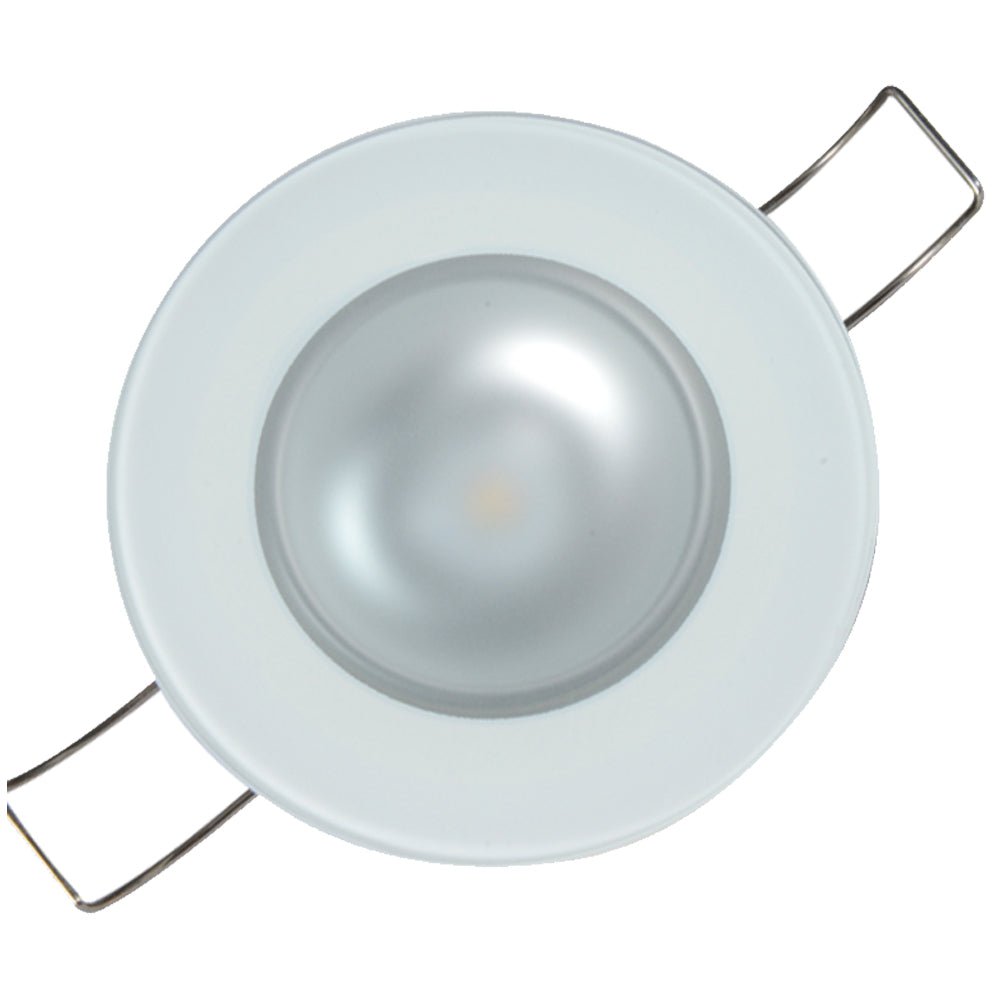 Lumitec Mirage Flush Mount Down Light Spectrum RGBW - Glass Bezel - Clinch River Fishing USA