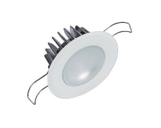 LUMITEC Mirage Flush Mount LED Down Light, White Glass, Spectrum RGBW | 113197 - Clinch River Fishing USA