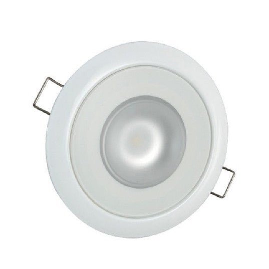 LUMITEC Mirage Flush Mount LED Down Light, White, White Dimming/Red/Blue Lights | 113128 - Clinch River Fishing USA