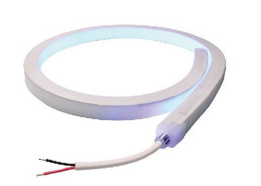 LUMITEC Moray Flex Light with Internal Controller, Full color RGBW Spectrum, 9 ft, TopView, White Exterior | 101642 - Clinch River Fishing USA