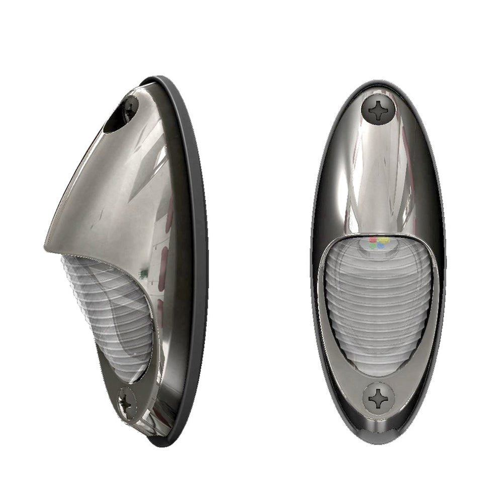 Lumitec Nautilus Piling Light - Spectrum RGBW/Warm White - Stainless Steel Housing - Clinch River Fishing USA