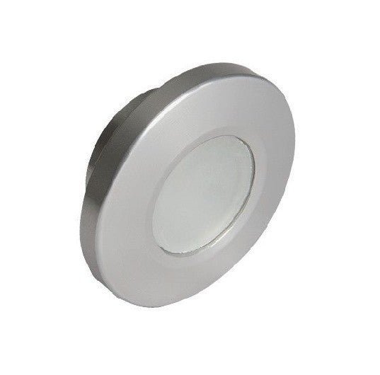 LUMITEC Orbit Flush Mount LED Down Light, Brushed Aluminum, Spectrum RGBW | 112507 - Clinch River Fishing USA