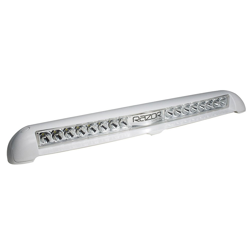 Lumitec Razor Light Bar - Spot - Flush Mount - White - Clinch River Fishing USA
