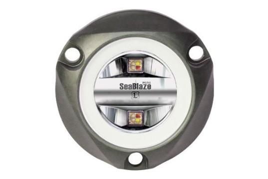 LUMITEC SeaBlaze Mini LED Underwater Light, Brushed Aluminum, Spectrum RGBW, PLI-Enabled | 101832 - Clinch River Fishing USA