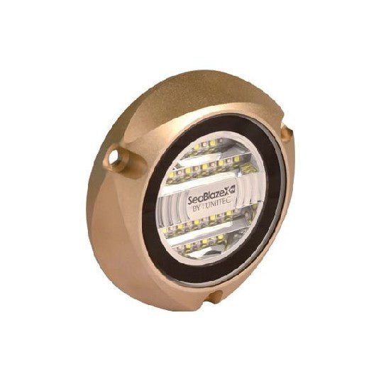 LUMITEC SeaBlaze X2 LED Underwater Light, Bronze, White/Blue | 101516 - Clinch River Fishing USA