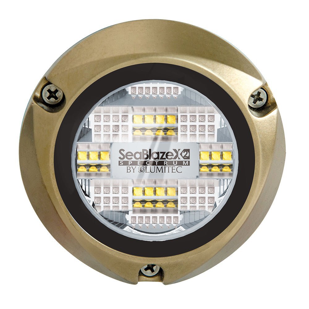 Lumitec SeaBlazeX2 Spectrum LED Underwater Light - Full-Color RGBW - Clinch River Fishing USA