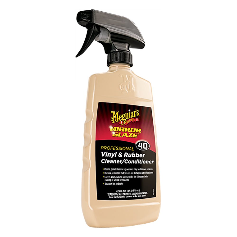 Meguiar's M40 Mirror Glaze Vinyl & Rubber Cleaner & Conditioner - 16oz - Clinch River Fishing USA