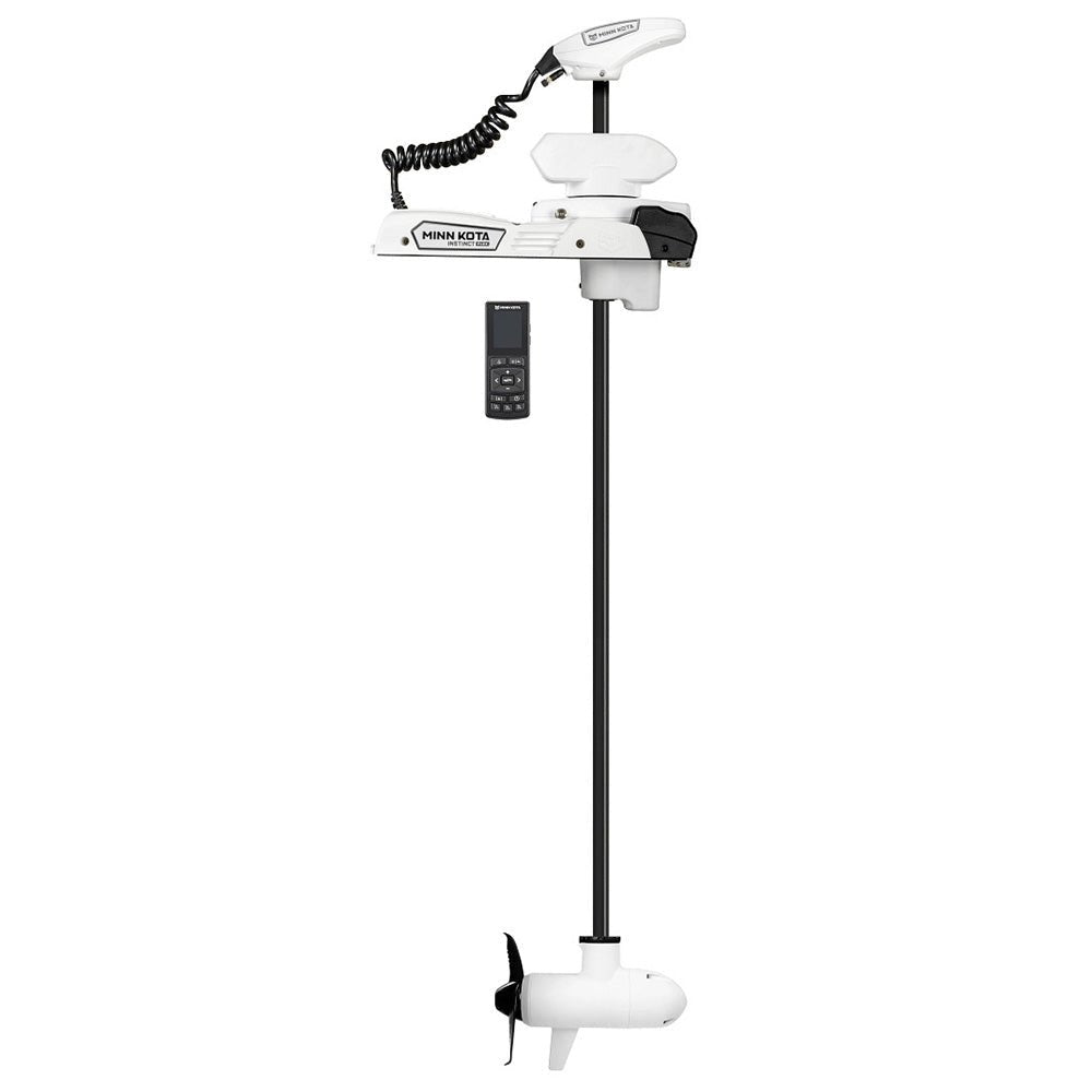 Minn Kota Riptide Instinct QUEST™ 90/115 Trolling Motor w/Wireless Remote - 24/36V - 90/115LBS - 72" - White - Clinch River Fishing USA