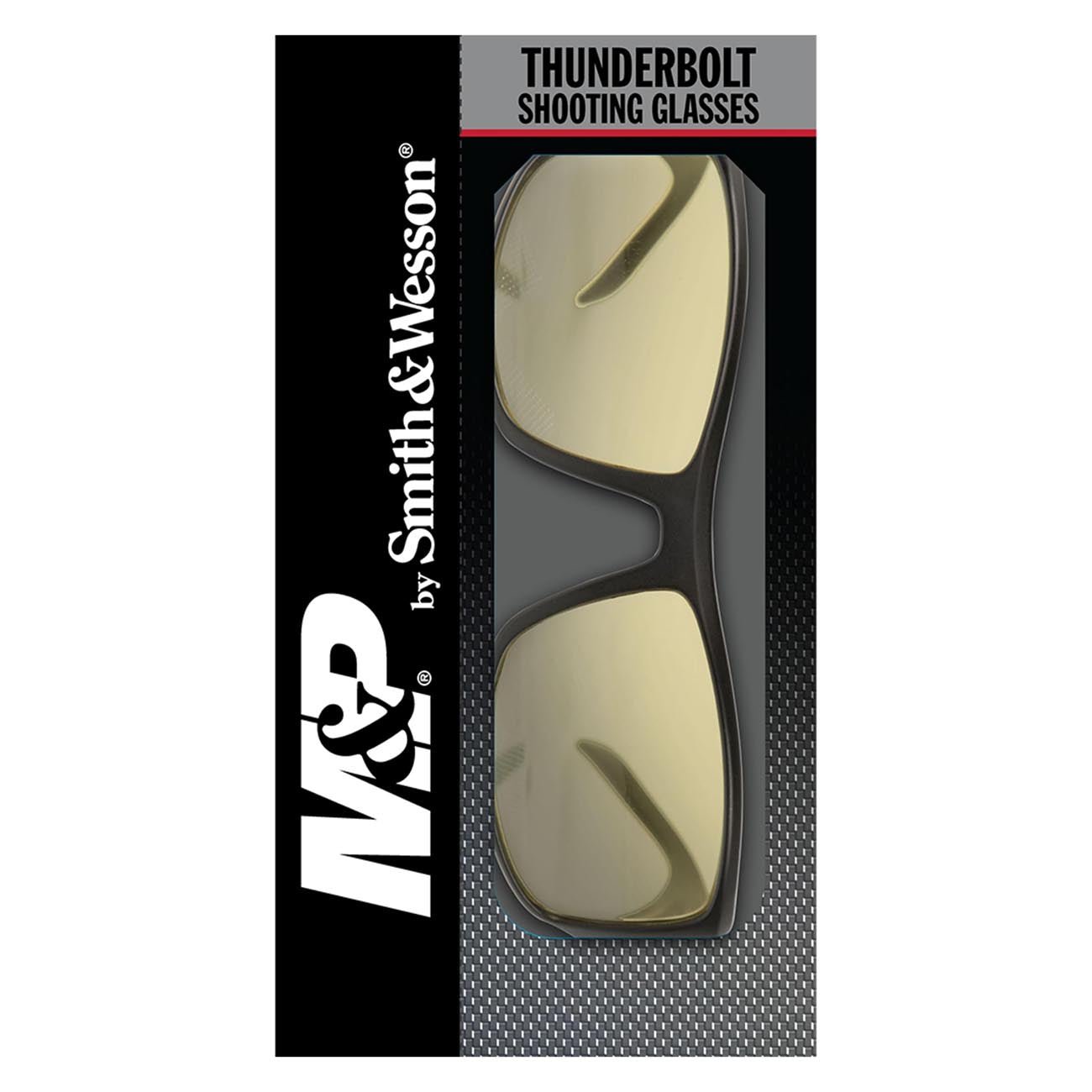 M&P Thunderbolt Full Frame Shooting Glasses - Black Frames/Amber Lenses - Clinch River Fishing USA