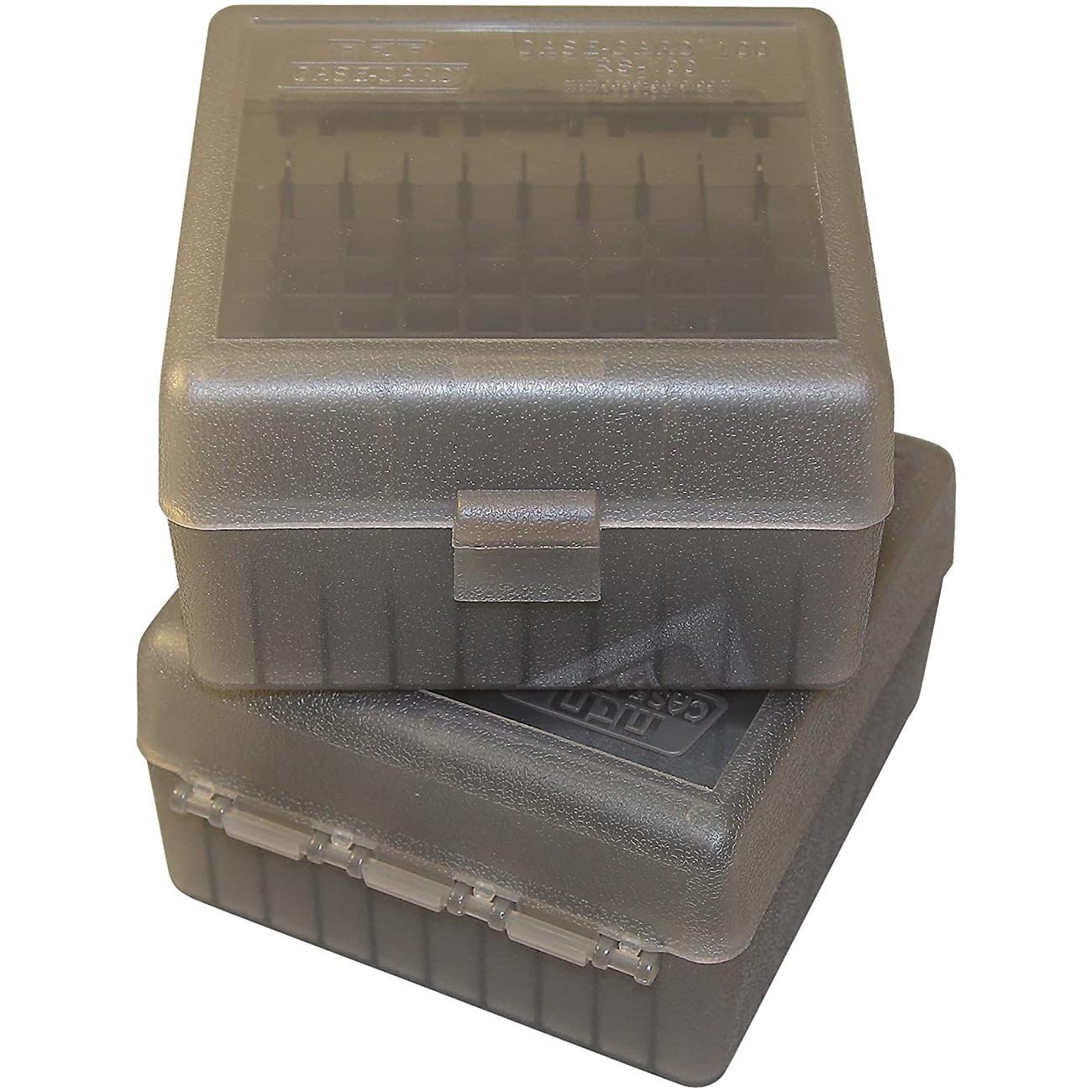 MTM Ammo Box 100 Round Flip - Top 223 204 Ruger 6x47 Clear Smoke - Clinch River Fishing USA