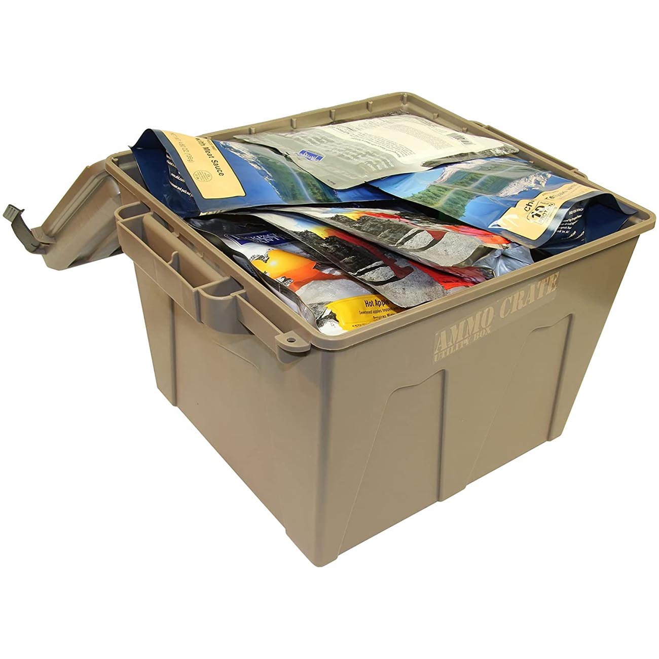 MTM Ammo Crate Utility Box - Dark Earth - Clinch River Fishing USA