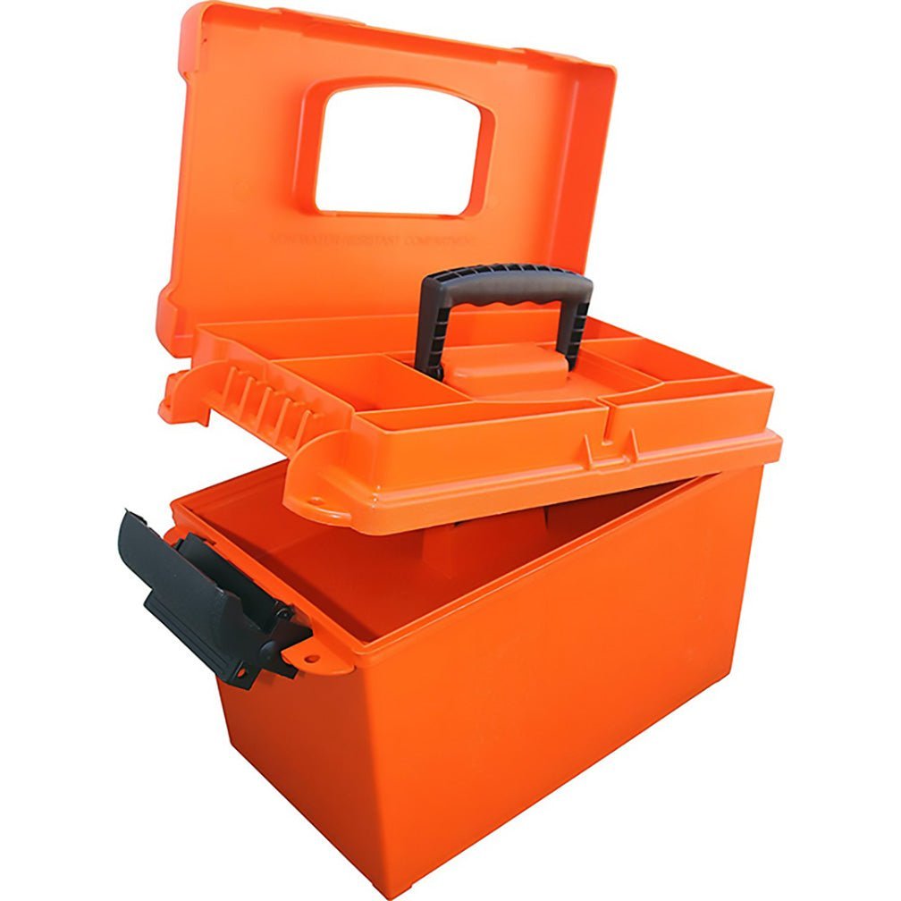 MTM Sportsmens Plus Utility Dry Box ORing Sealed 15x8.8x13In Orange - Clinch River Fishing USA