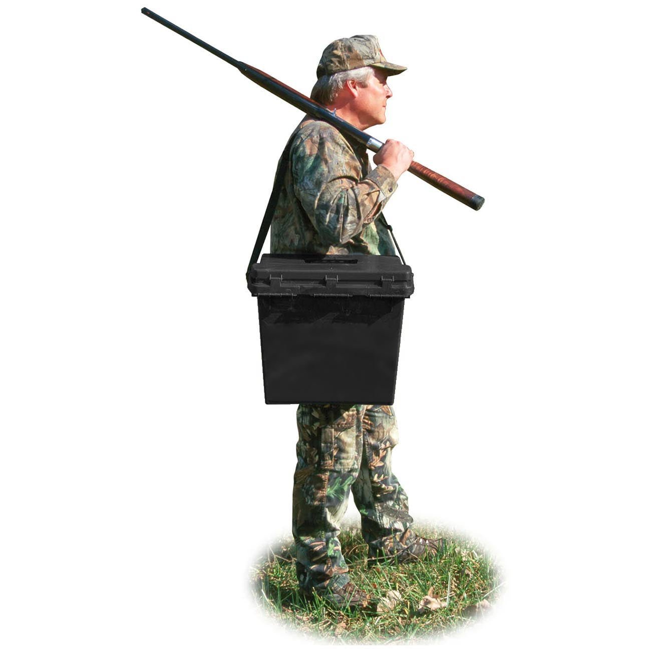 MTM Sportsmens Plus Utility Dry Box ORing Sealed 19x13x15.1In Black - Clinch River Fishing USA