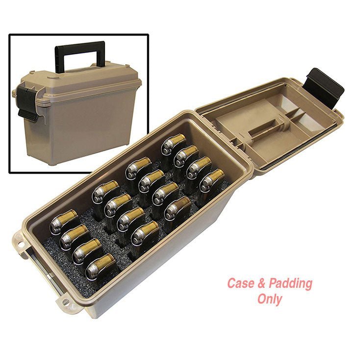 MTM Tactical Mag Can - (16) 1911 Single Stacked Magazines (Dark Earth) - Clinch River Fishing USA