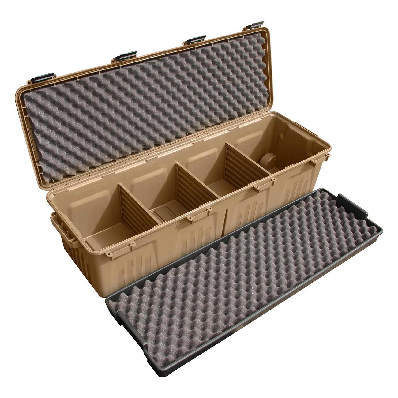 MTM Tactical Rifle Crate (Dark Earth) - Clinch River Fishing USA