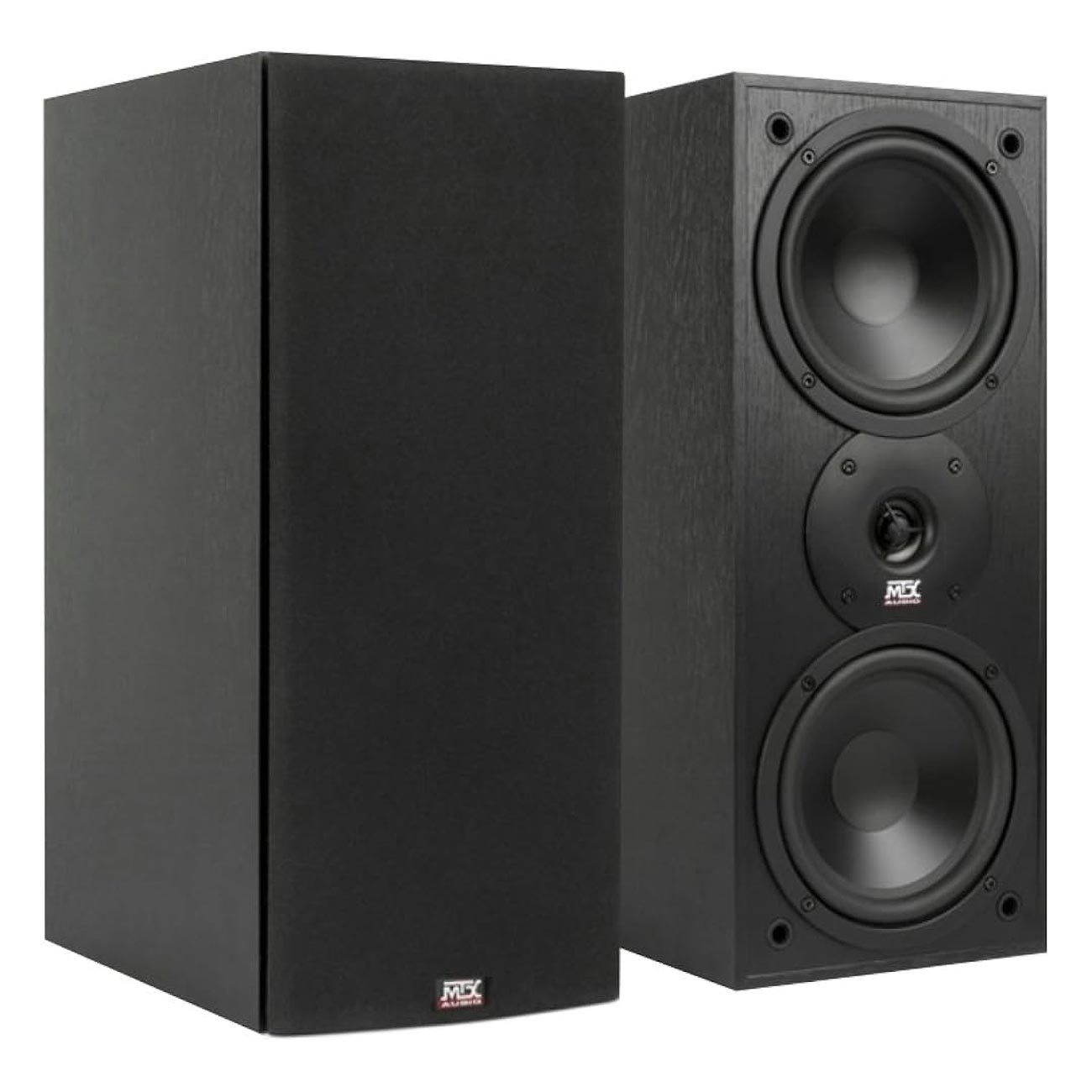 MTX Dual 6.5" 2-Way Bookshelf Speaker 100W RMS - Clinch River Fishing USA