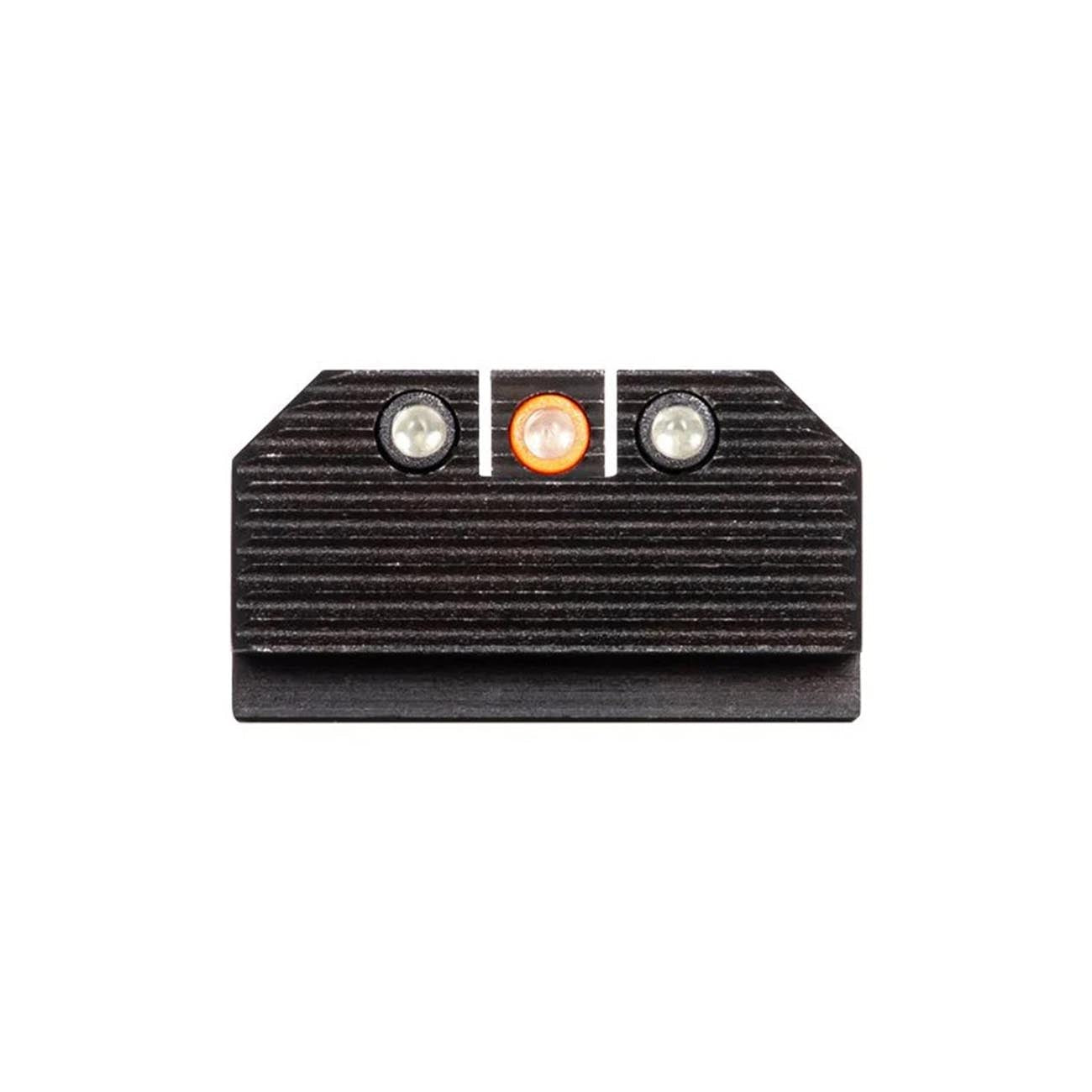 Night Fision Optics-Ready Stealth Series for Glock 17/19/34 Orange Front Ring/Black Rear Rings - Clinch River Fishing USA