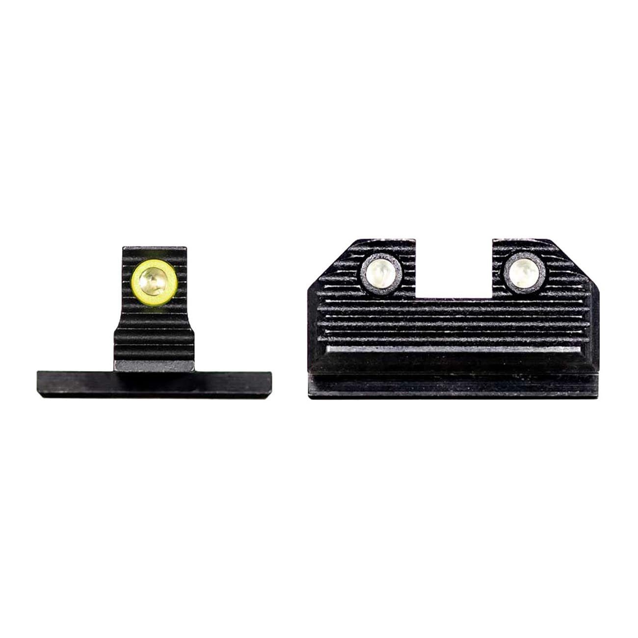 Night Fision Optics - Ready Stealth Series for Springfield Hellcat - Yellow Front Ring / Black Rear Ri - Clinch River Fishing USA