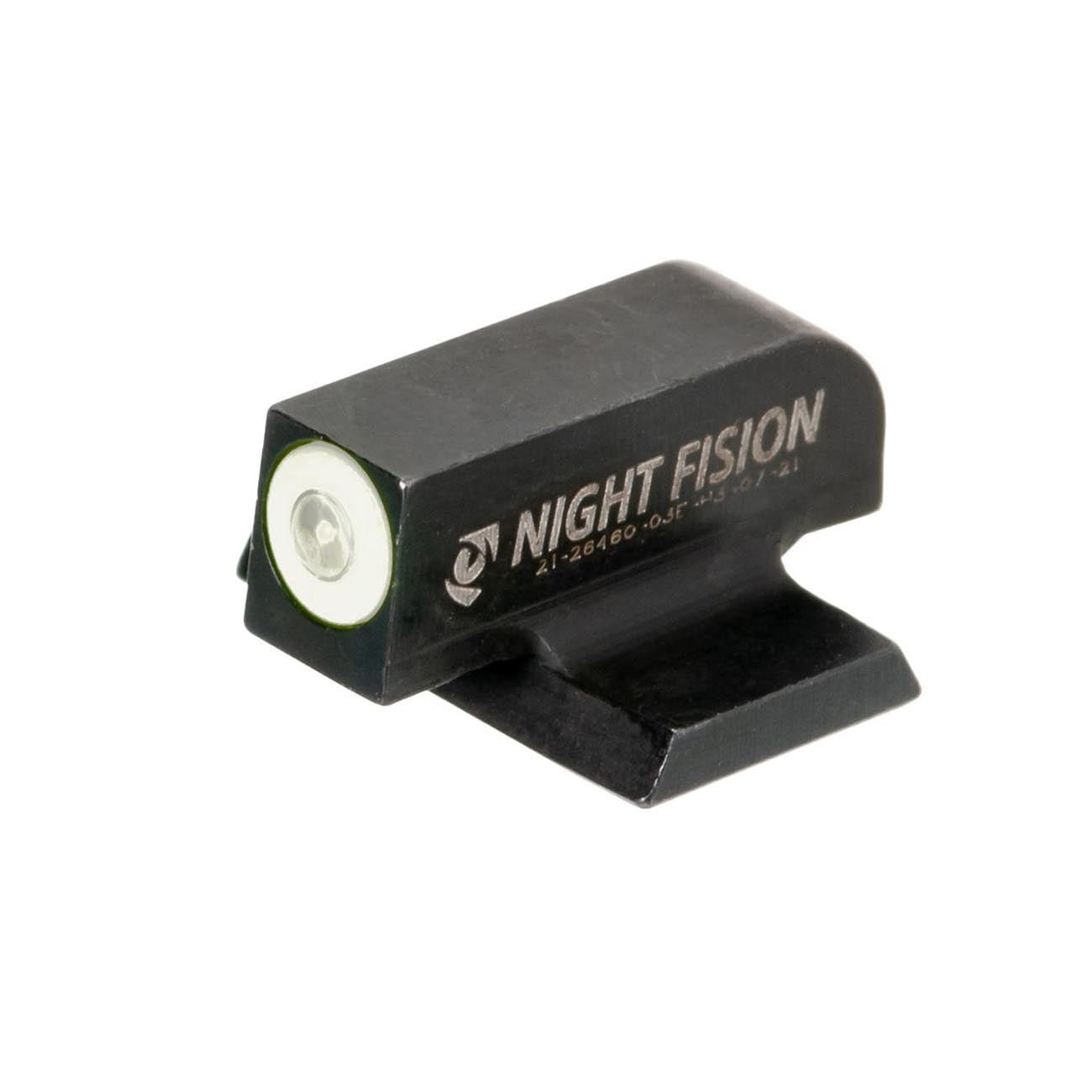 Night Fision Tritium Night Front Sight ONLY for Smith & Wesson M&P/Shield/SD9VE - White Front Ring - Clinch River Fishing USA