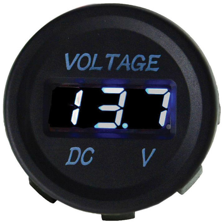 Nippon LED Digital 12-24 Volt Meter - Clinch River Fishing USA