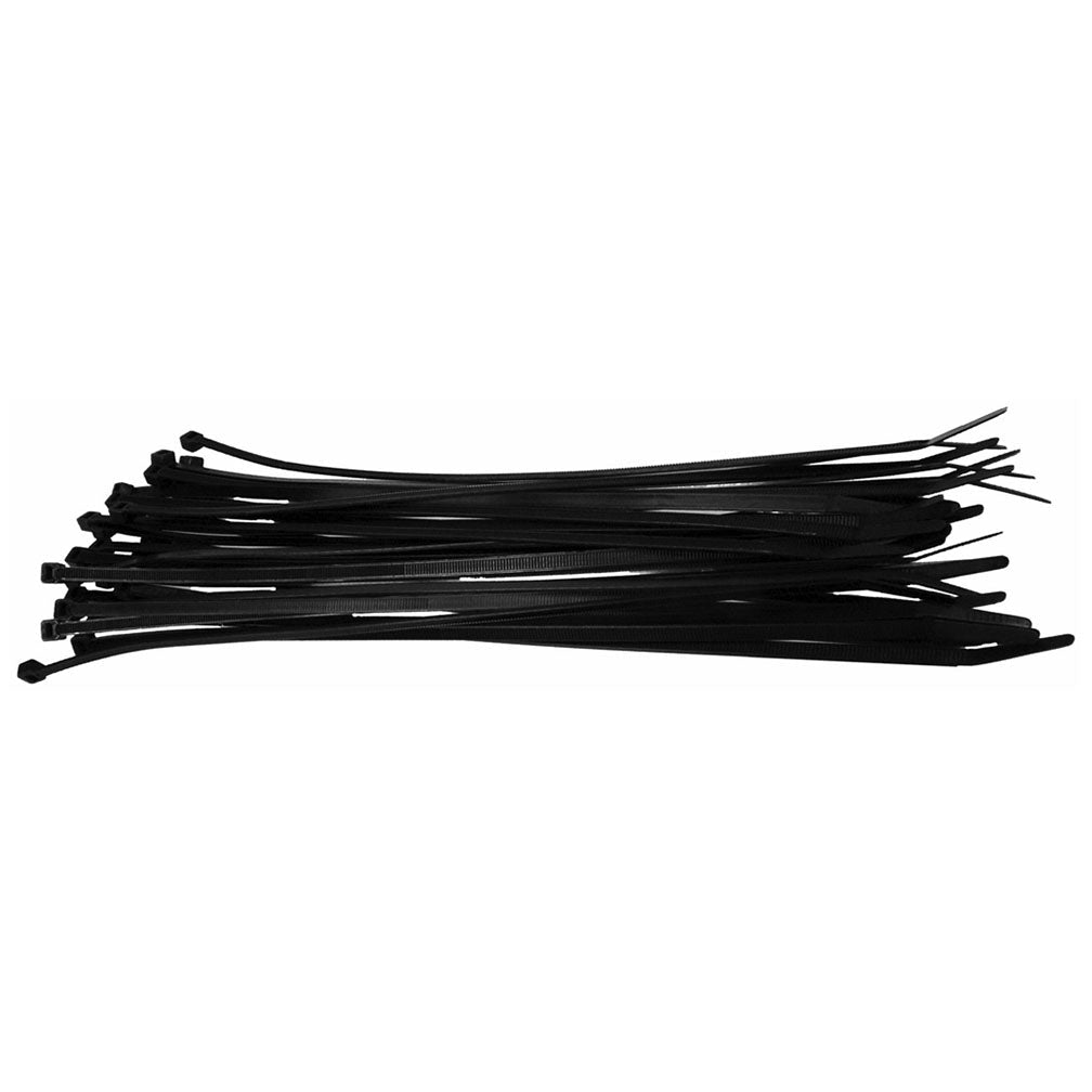Nippon Nylon Wire Ties 4GΓΒ¦ - Black (100 count) - Clinch River Fishing USA