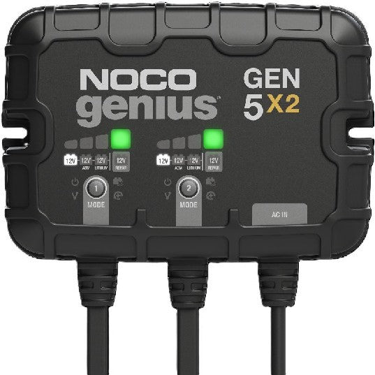 NOCO 2-Bank 10A Onboard Battery Charger | GEN5X2