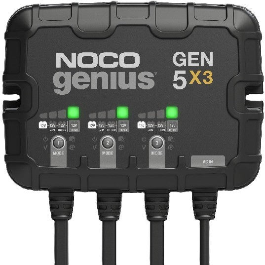 NOCO 3-Bank 15A Onboard Battery Charger | GEN5X3