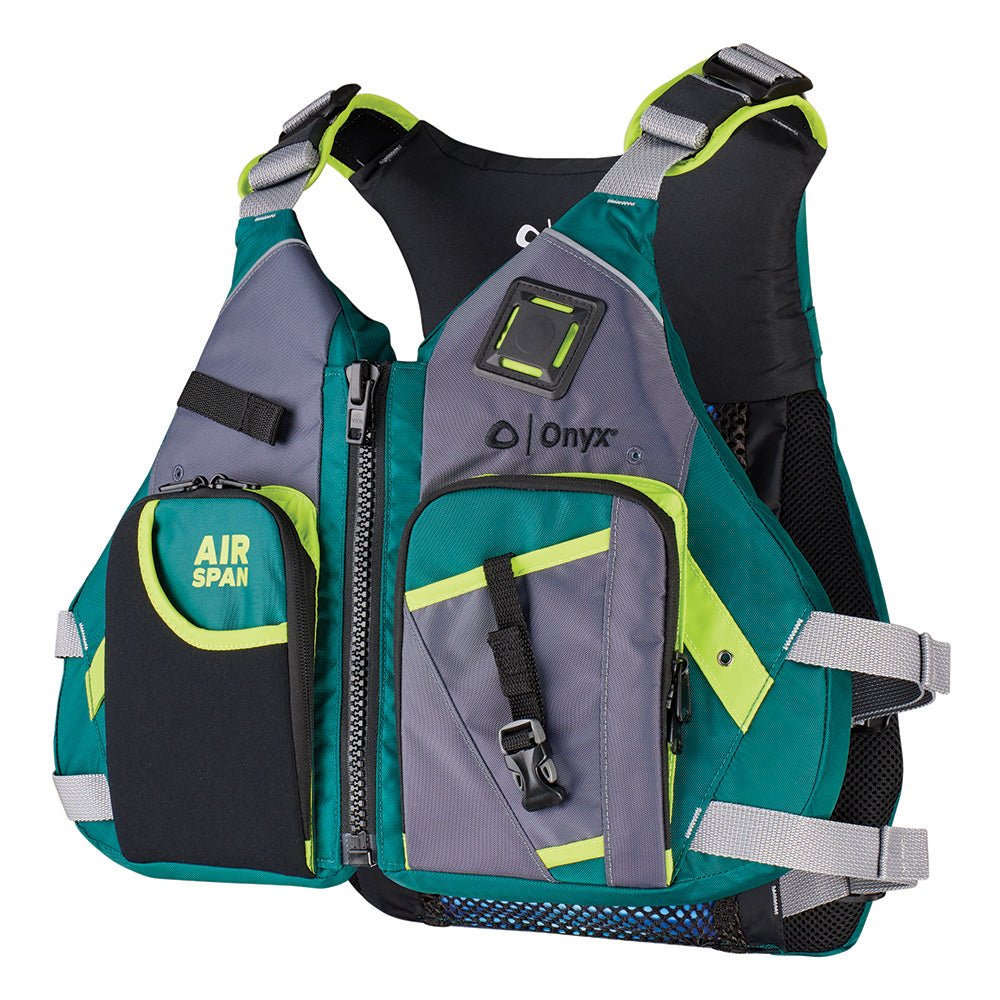 Onyx Airspan Angler Life Jacket - M/L - Green - Clinch River Fishing USA