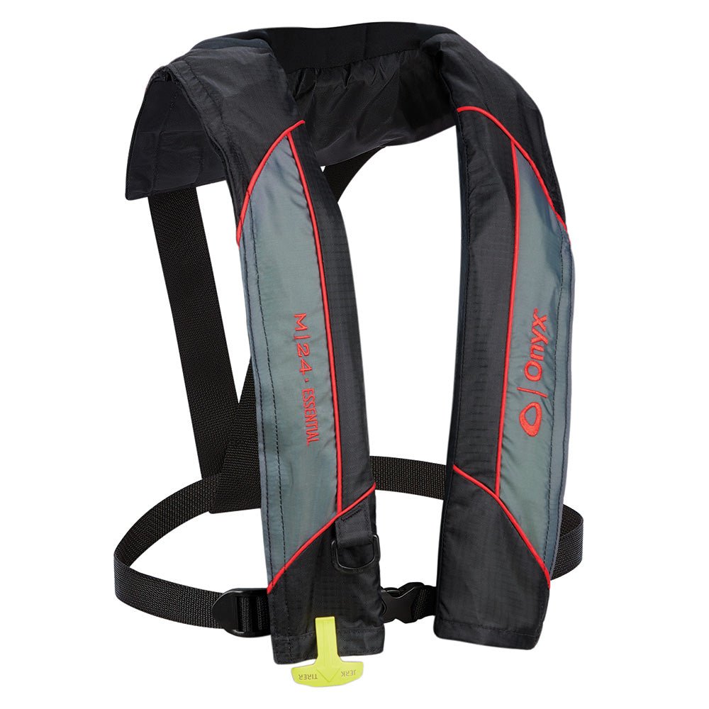 Onyx M - 24 Essential Manual Inflatable Life Jacket - Red - Adult Universal - Clinch River Fishing USA