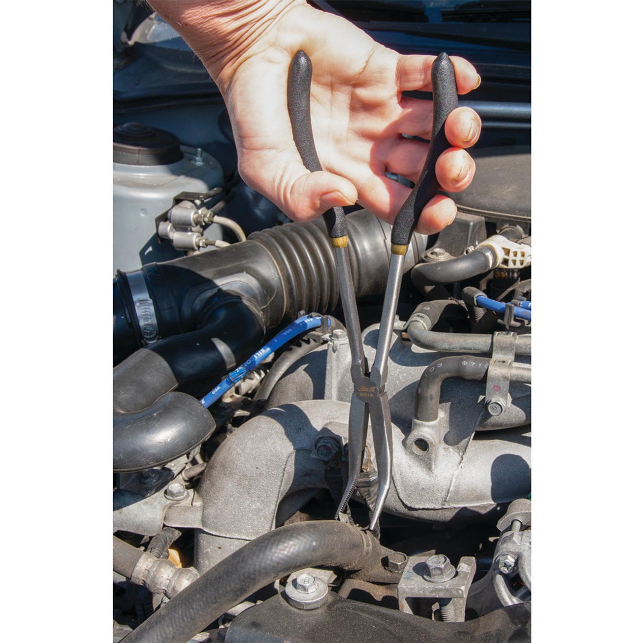 Performance Tool 11" Long Handle 45 - Degree Bent Nose Pliers - Clinch River Fishing USA