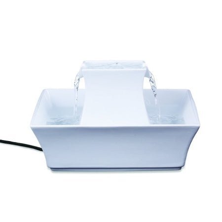 PetSafe White Pagoda Ceramic Fountain - PWW00-13907 - Clinch River Fishing USA