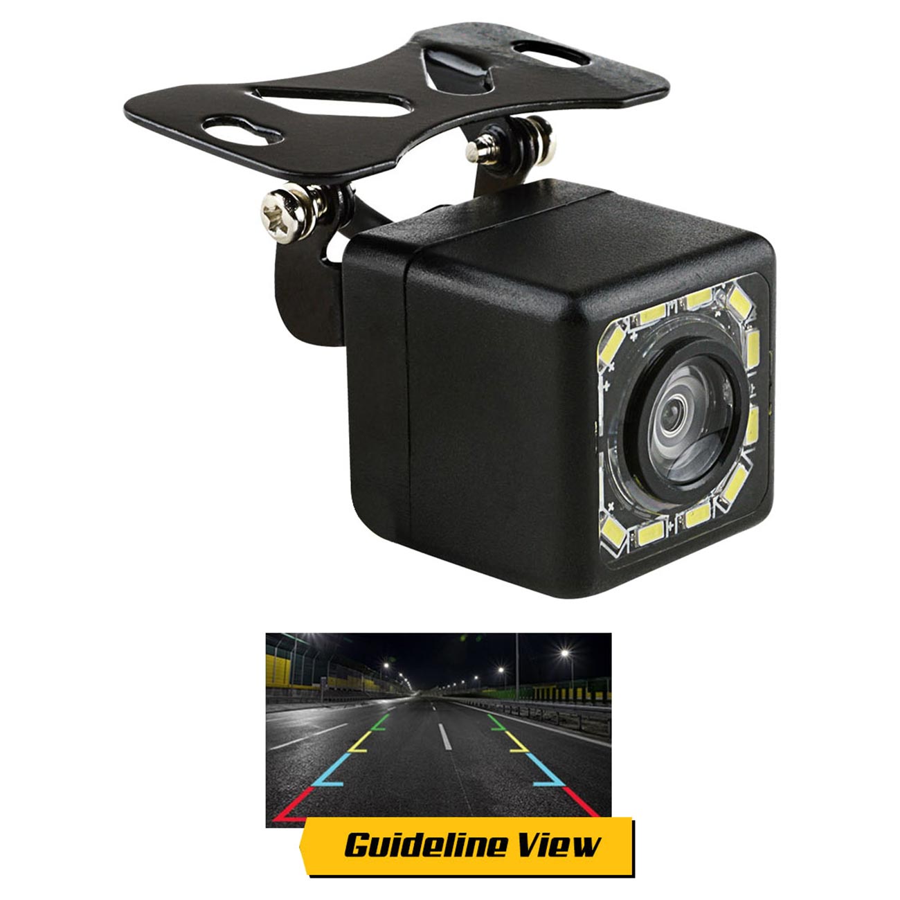 Pipeman's InstallSolution Car Review Camera 12 LED Lights with Guideline View - Clinch River Fishing USA