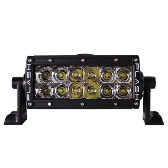 PLASHLIGHTS 6" XX-Series LED Light Bar Marine Blk Housing (5W), Double Row Combo Beam. | XX-6-5W-BLK - Clinch River Fishing USA