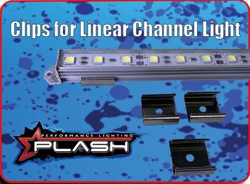 PLASHLIGHTS Clips For Linear Channel Light | RS-CLIPS - Clinch River Fishing USA