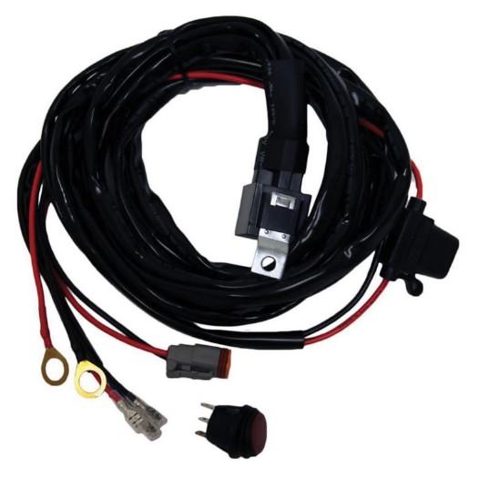 PLASHLIGHTS Wiring Harness - 120W (Up To 20" Bar Or Equivalent ) DT | WH-1 - Clinch River Fishing USA