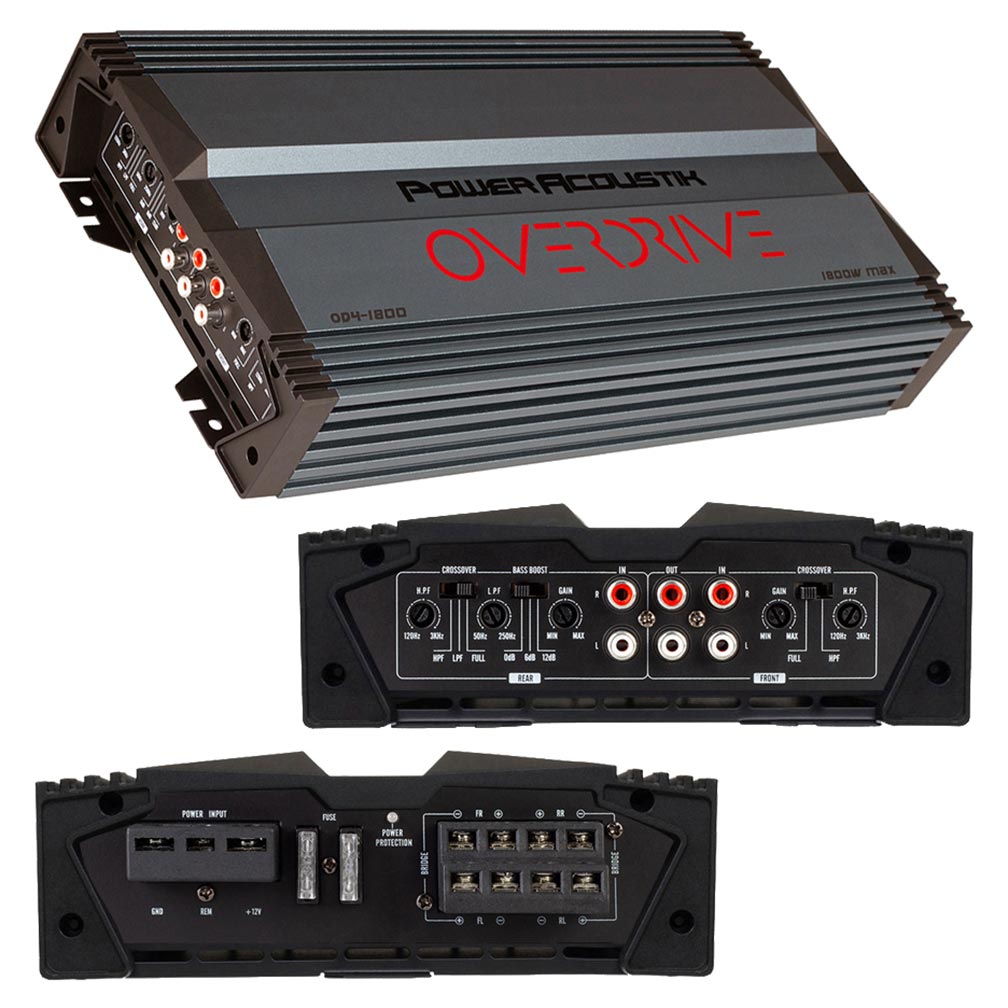 Power Acoustik 1800 Watt 4 Channel - Clinch River Fishing USA