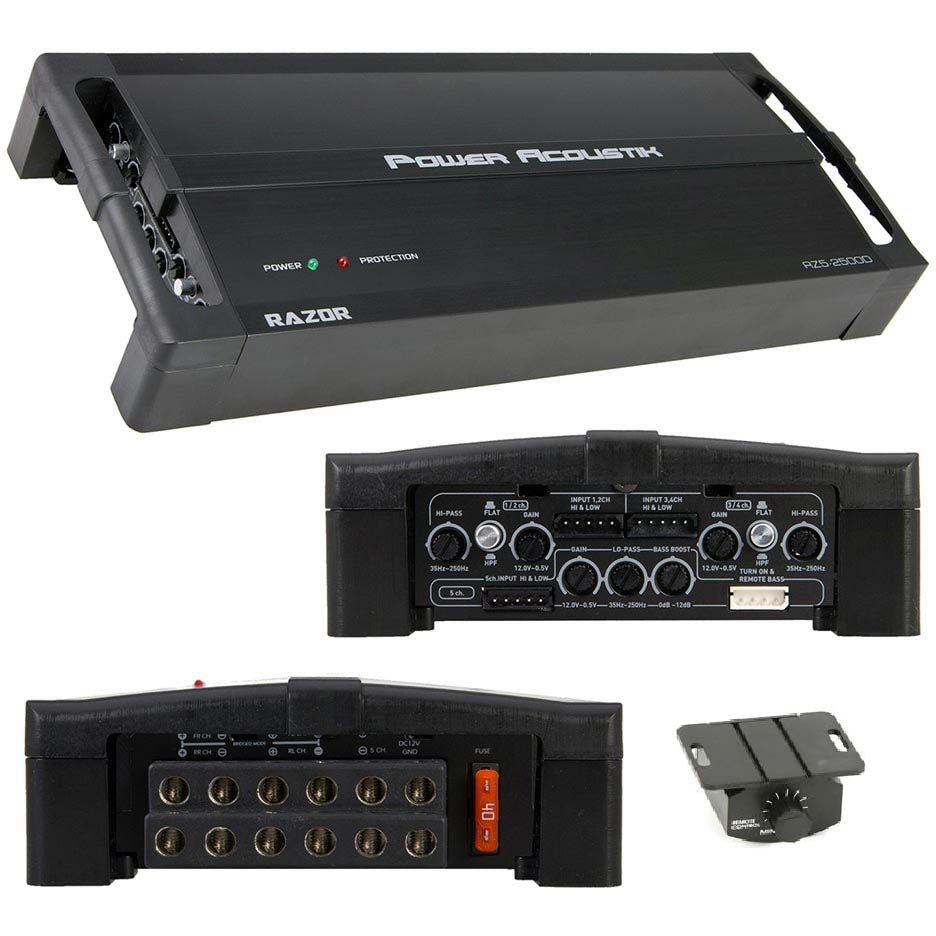 Power Acoustik Class D Amplifier 2500W Max - Clinch River Fishing USA