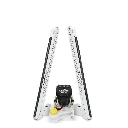 POWER-POLE Blade One Pump, 8ft, Dual pole - White | PP-2-BLS-8-WT - SHIPPING CHARGES APPLY - Clinch River Fishing USA