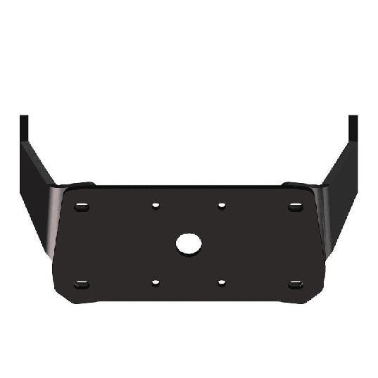 POWER-POLE Pontoon Mount- 17.5-19" Riser Black | PK-P-17519-BK - Clinch River Fishing USA