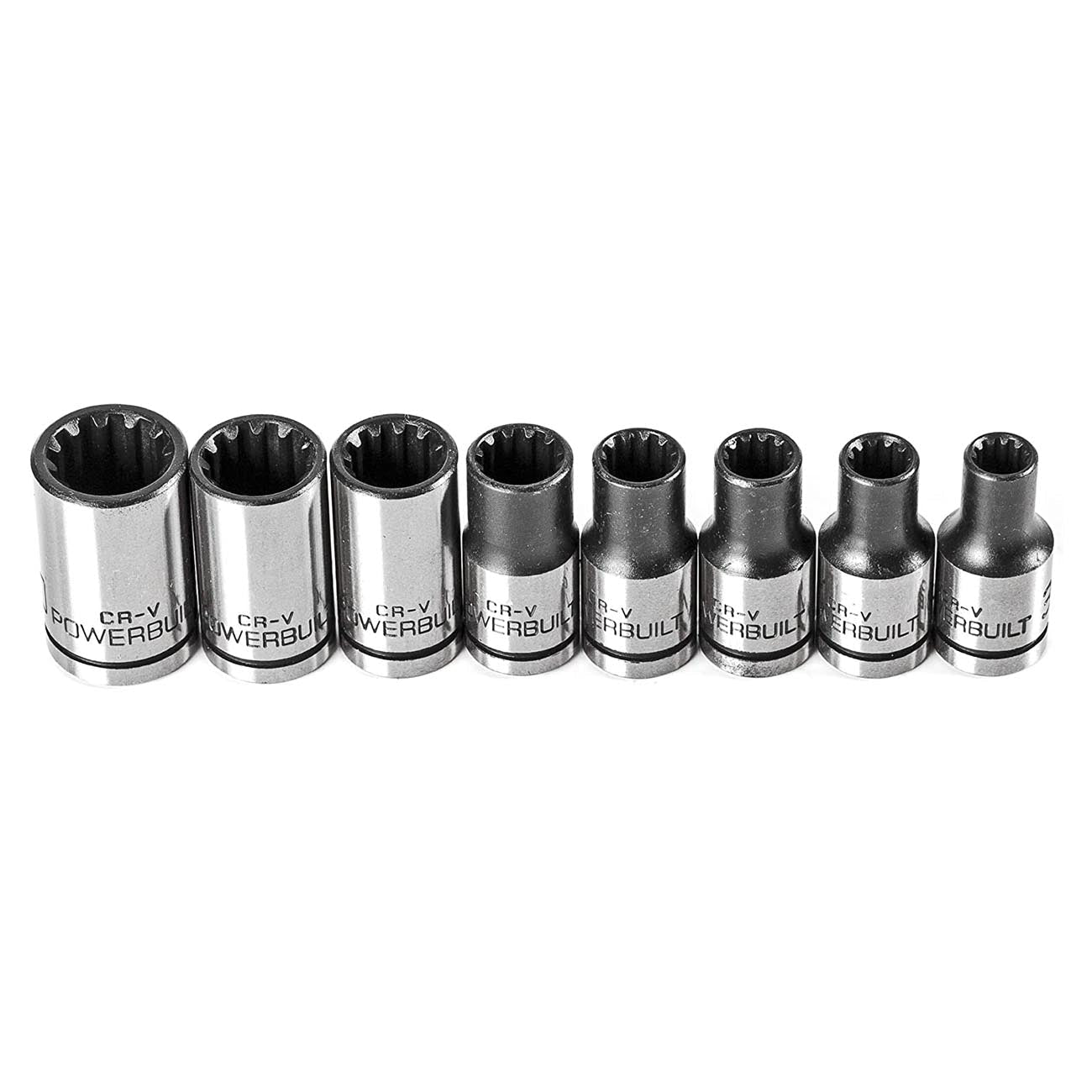 PowerBuilt 1/4" Drive Universal Socket Set with Storage Tray (8 Sockets) - Clinch River Fishing USA