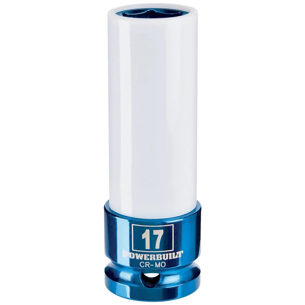 PowerBuilt 17MM Thin Wall Color Lug Nut Socket - 1/2" Drive - Clinch River Fishing USA