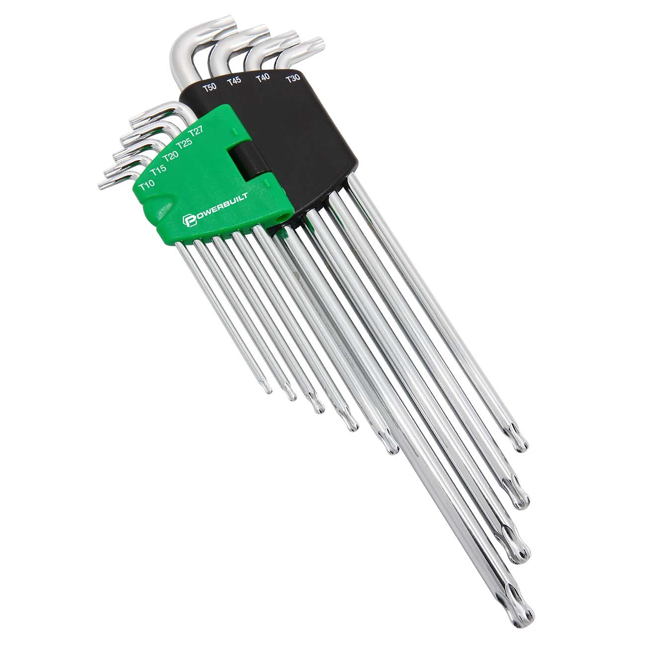 Powerbuilt Stubby Long Arm Torx Key Wrench Set (9 Piece Set) - Clinch River Fishing USA