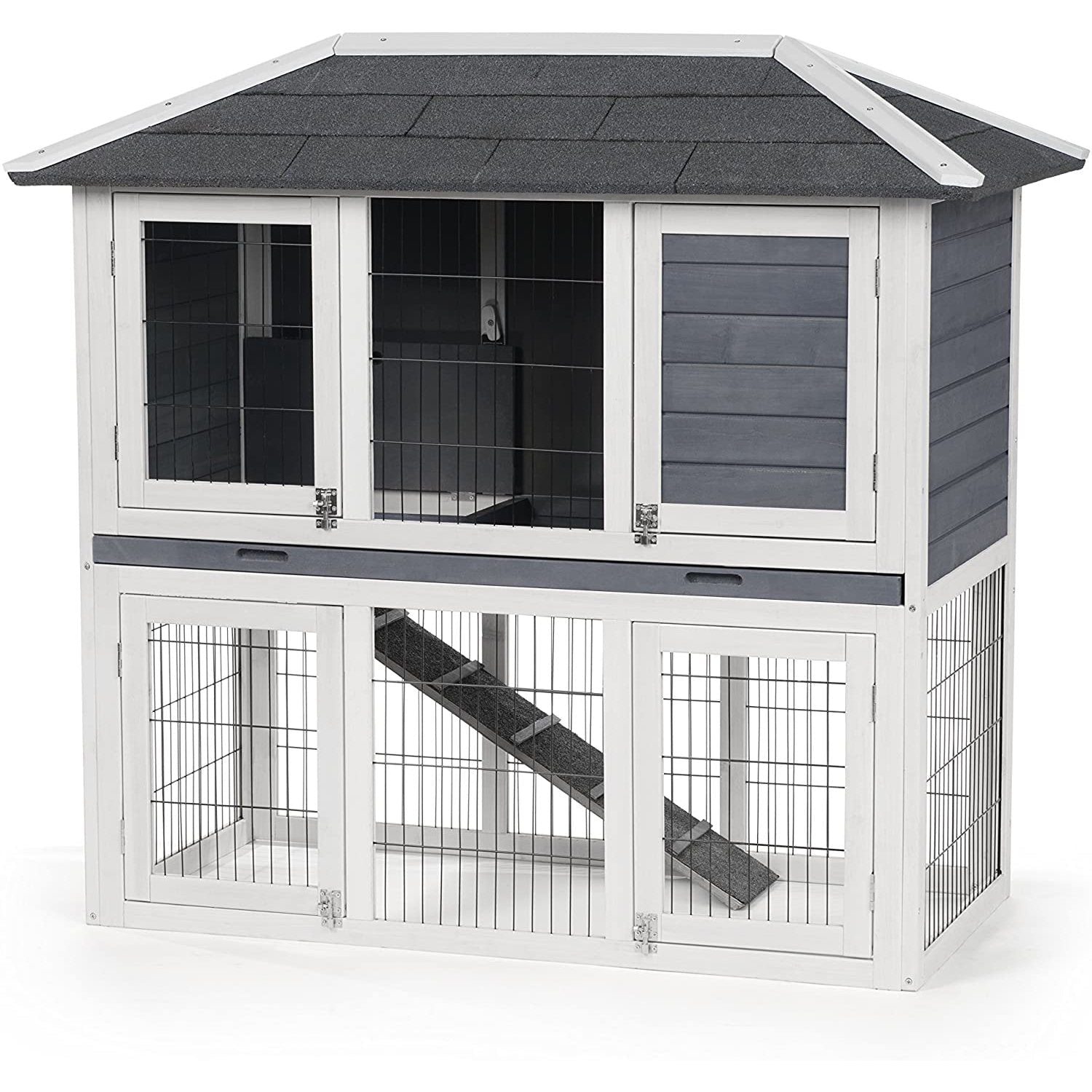 Prevue Pet Products 4601 Duplex Rabbit Hutch - Clinch River Fishing USA