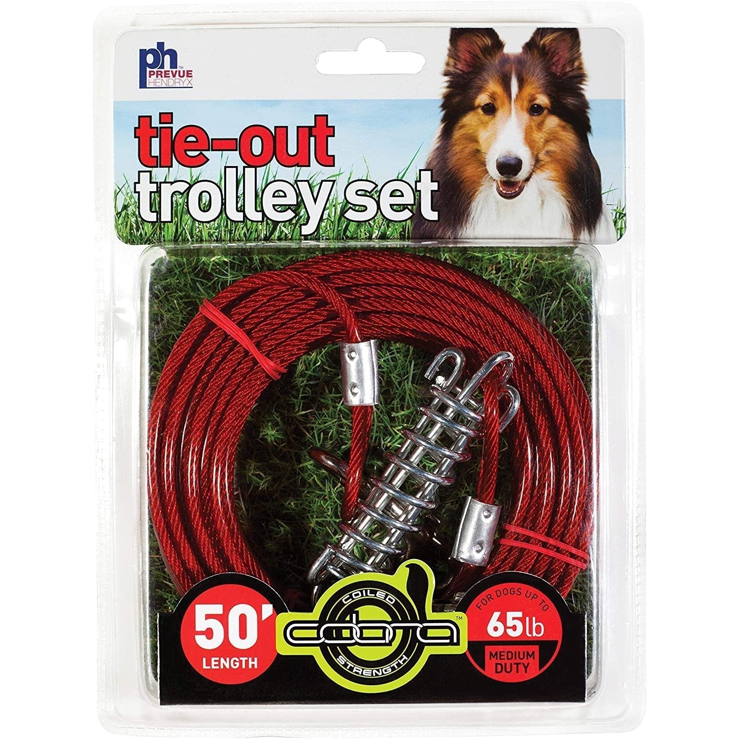 Prevue Pet Products 50 Foot Tie-out Cable Trolley Set - Clinch River Fishing USA