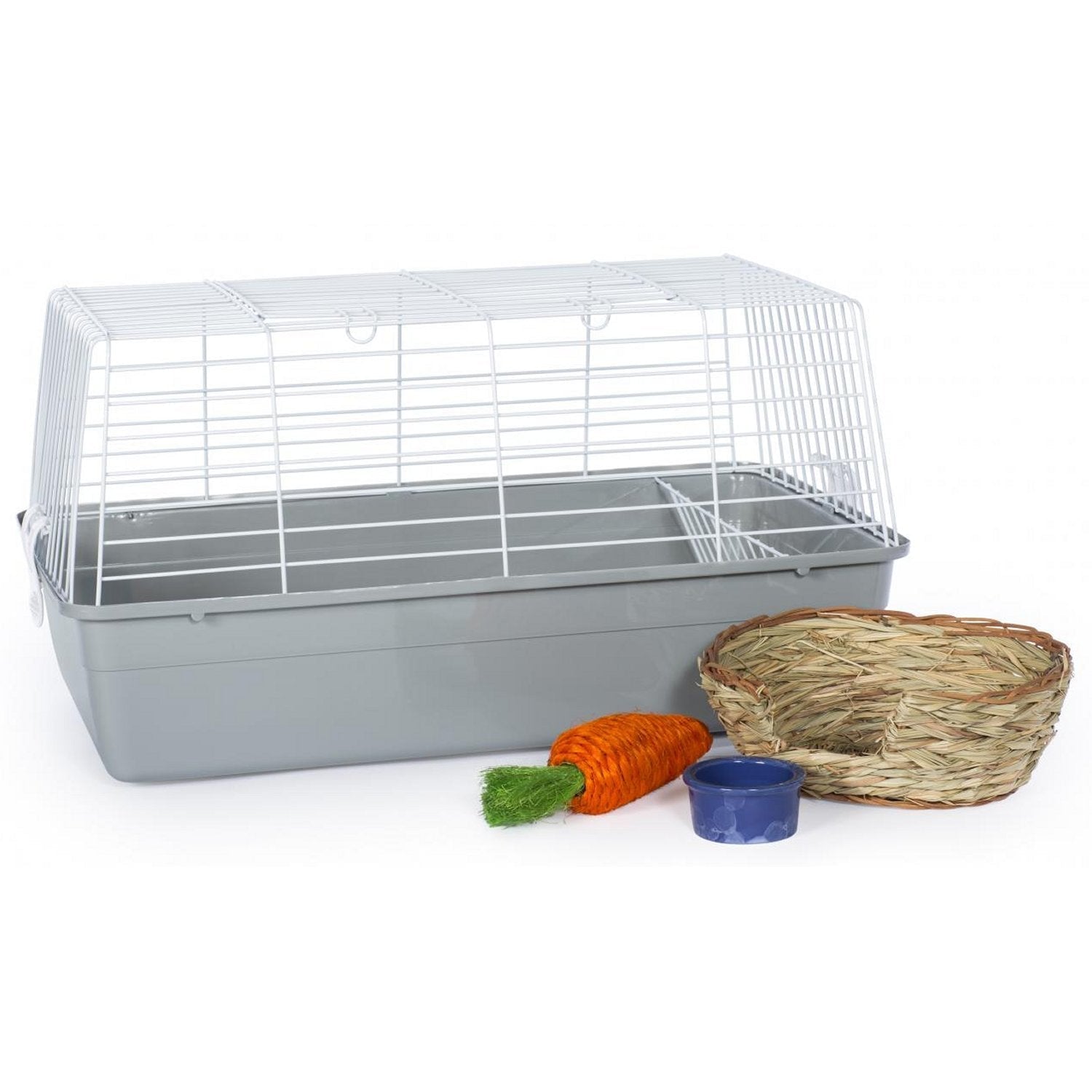 Prevue Pet Products Bella Rabbit Cage Kit - Gray - Clinch River Fishing USA
