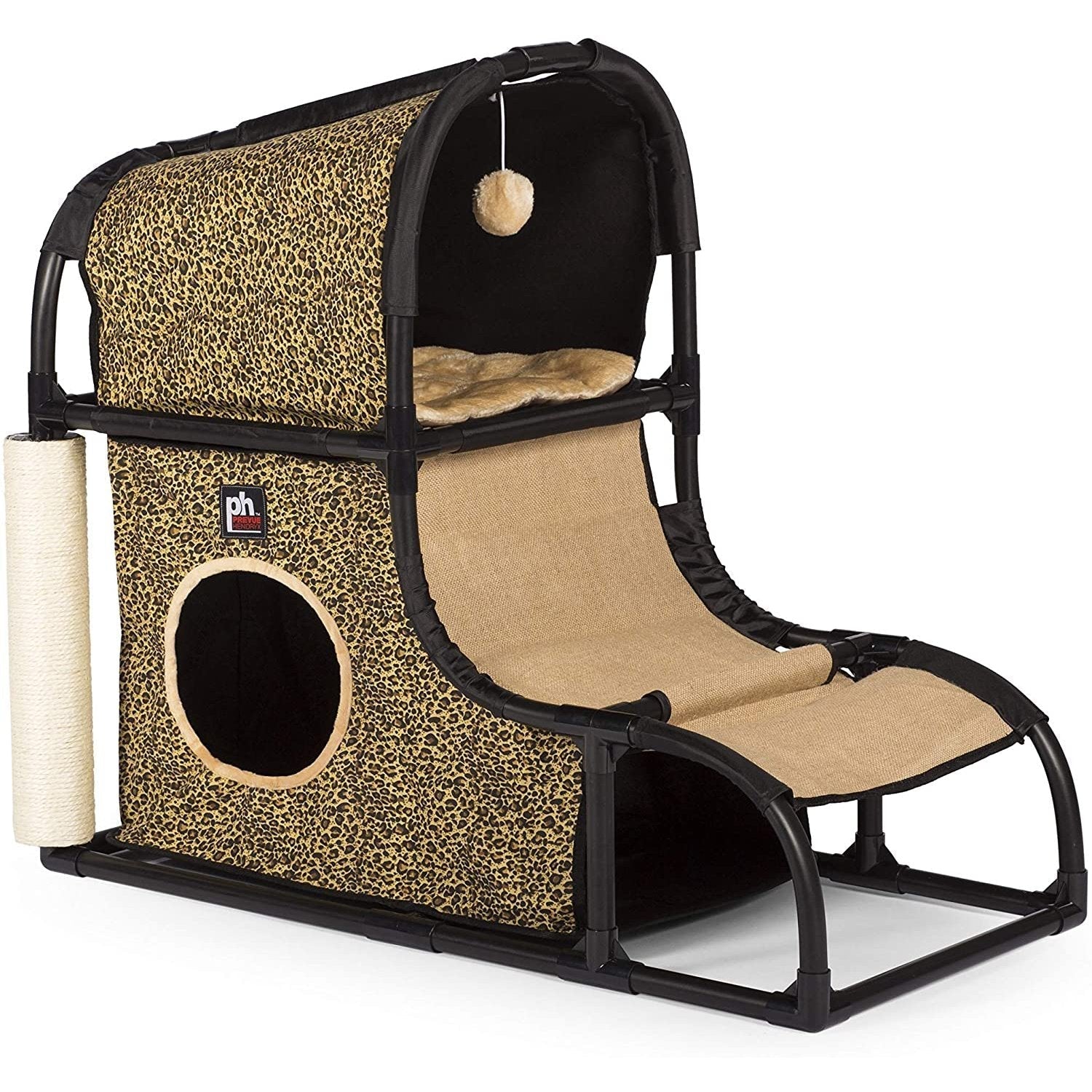 Prevue Pet Products Catville Loft - Leopard Print - Clinch River Fishing USA