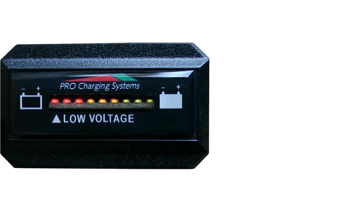 Pro Charging Eagle Performance Battery Fuel Gauge 48v Rectangle Horizontal - Clinch River Fishing USA