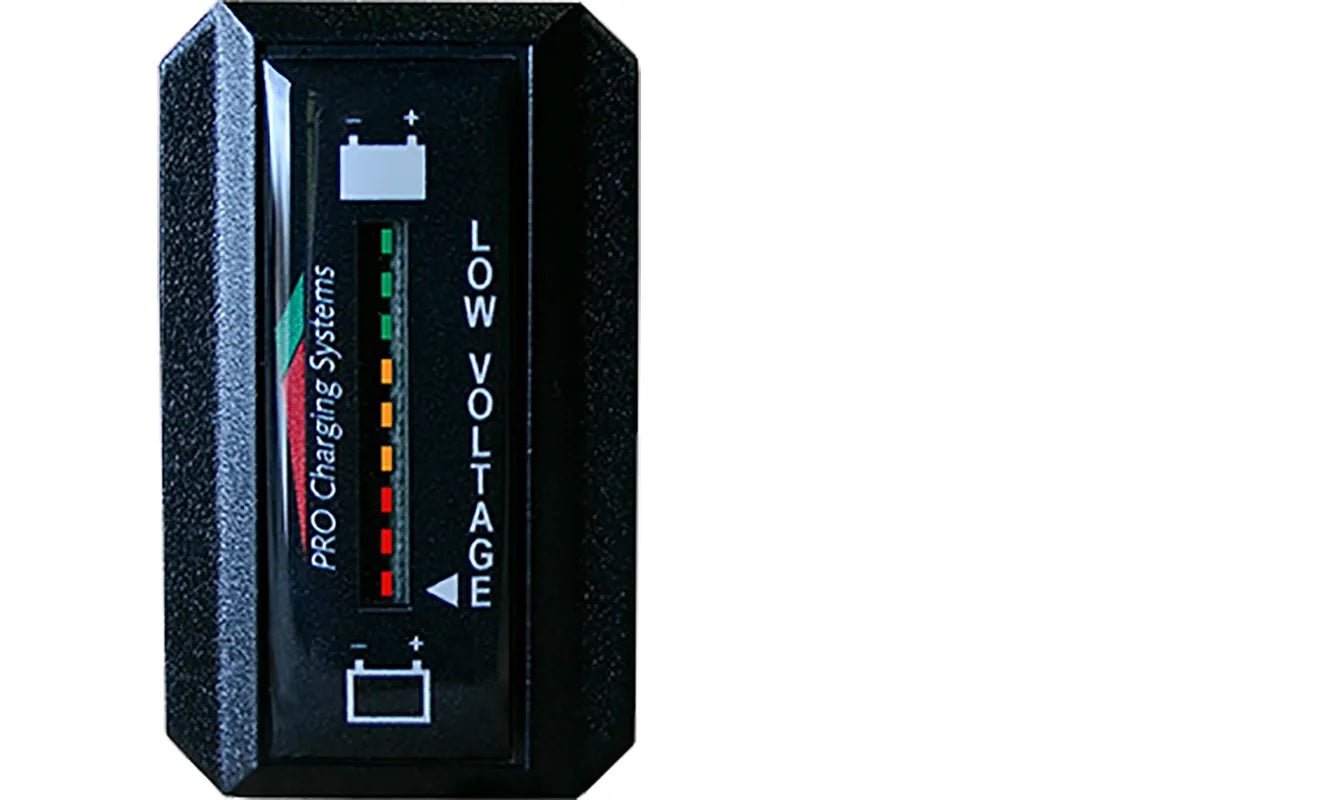 Pro Charging Eagle Performance Battery Fuel Gauge 48v Rectangle Vertical - Clinch River Fishing USA