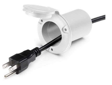 ProMariner 51310 Universal AC Holder, White - Clinch River Fishing USA