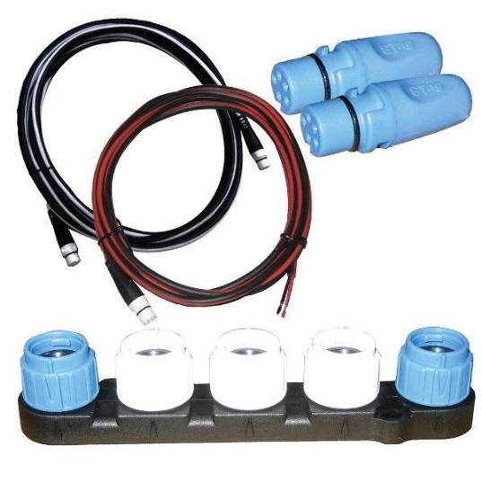 RAYMARINE Starter Kit, A06064 5-Way Block, 2 X A06031 Terminsators, A06040 3M Spur Cable, A06049 2M Power Cable | T70134 - Clinch River Fishing USA